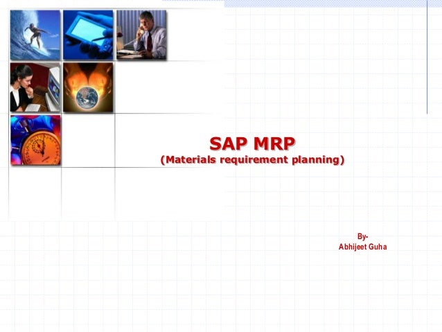 Sap mrp materials requirements planning