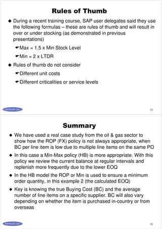 Sap mrp hb and fx 2017 09 | PDF