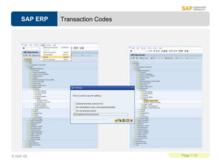 SAP ERP Navigation | PPT