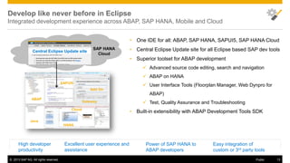 Sap netweaver as abap 7.4 overview and product highlights | PDF
