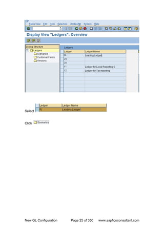 Sap new gl configuration | PDF