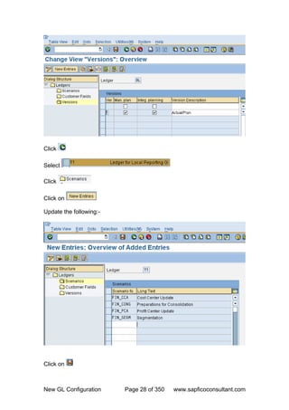 Sap new gl configuration | PDF