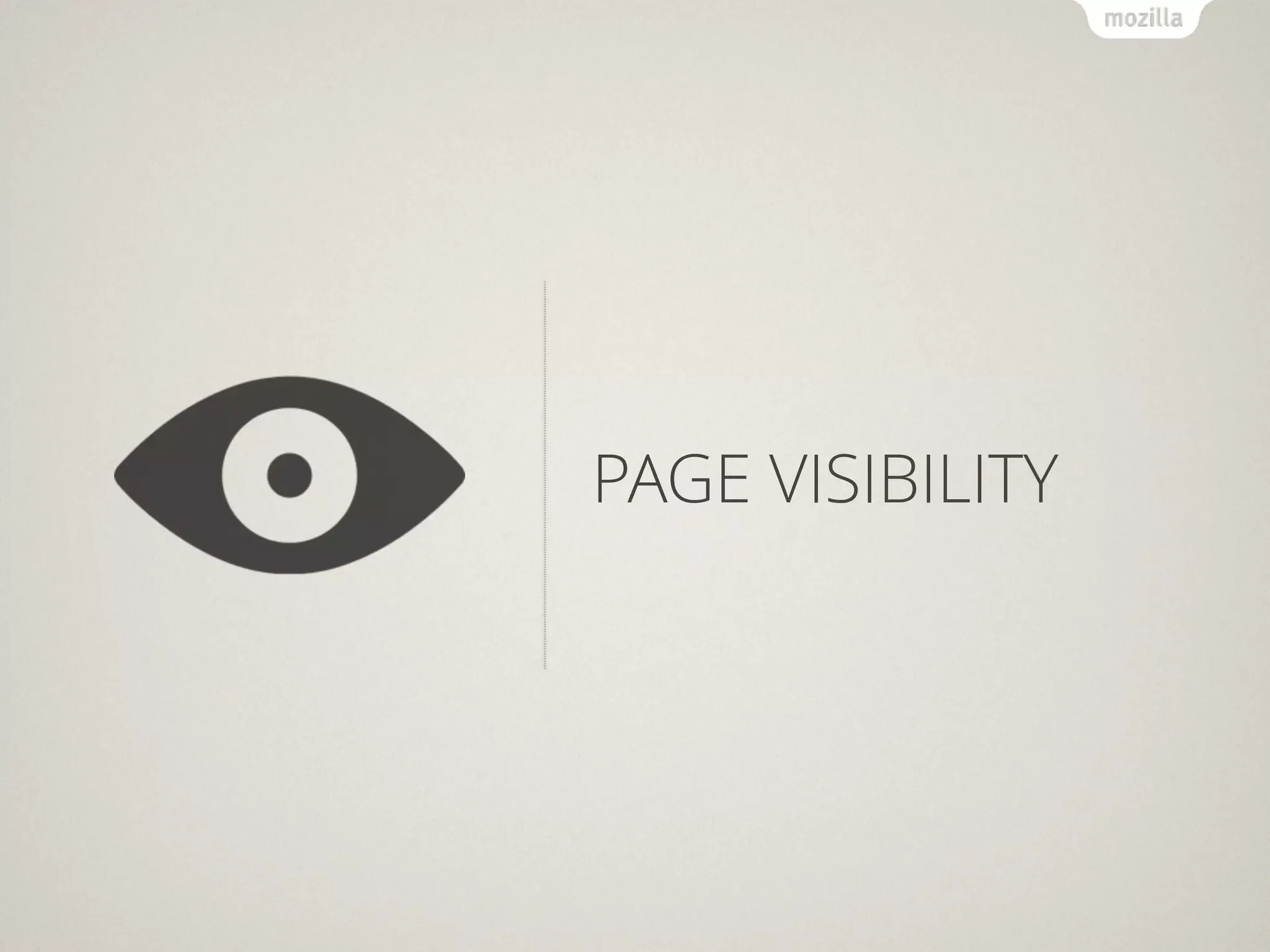 PAGE VISIBILITY
 