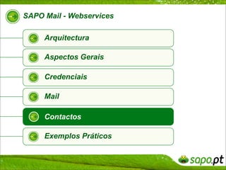 SAPO Mail WebServices