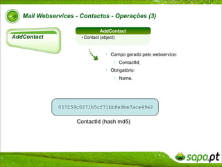 SAPO Mail WebServices