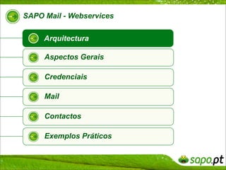 SAPO Mail WebServices