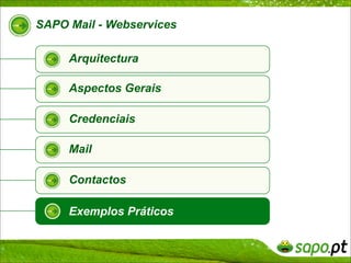 SAPO Mail WebServices
