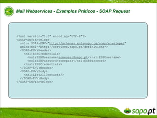 SAPO Mail WebServices