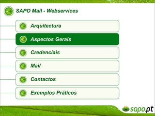 SAPO Mail WebServices