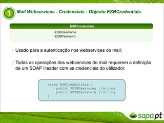SAPO Mail WebServices