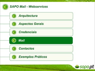SAPO Mail WebServices