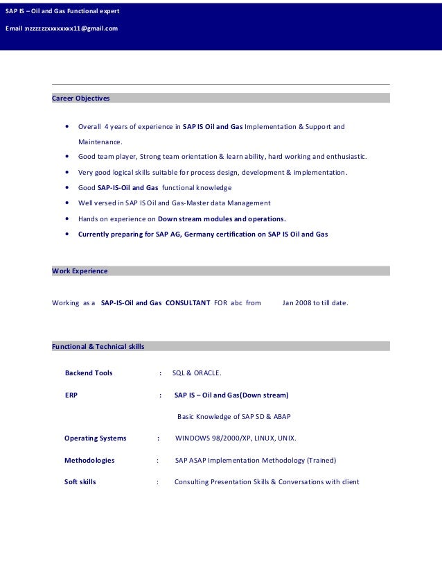 Cv writing service oil and gas