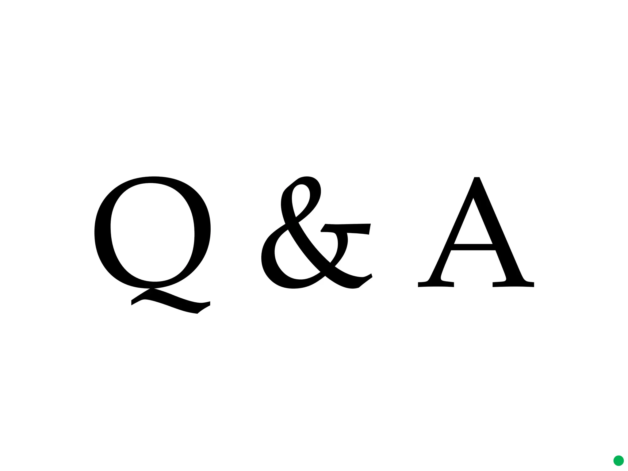 Q & A 