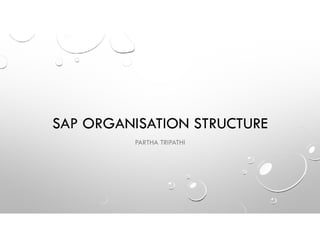 SAP ORGANISATION STRUCTURE
PARTHA TRIPATHI
 
