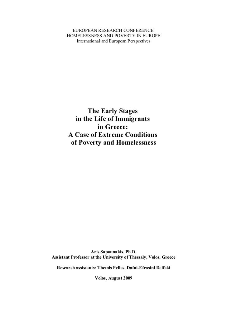 Research paper on homelessness