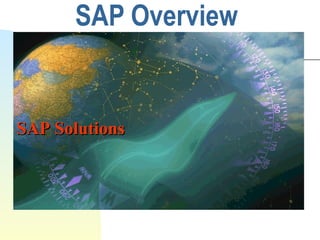 SAP Overview


SAP Solutions
 