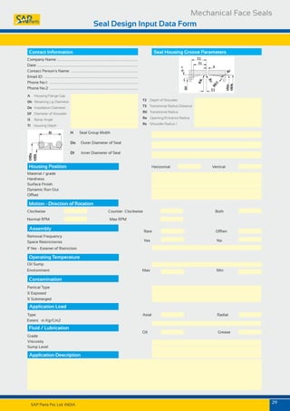 Get Mechanical Face Seals in Pune,India