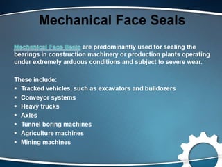 Mechanical Face Seals