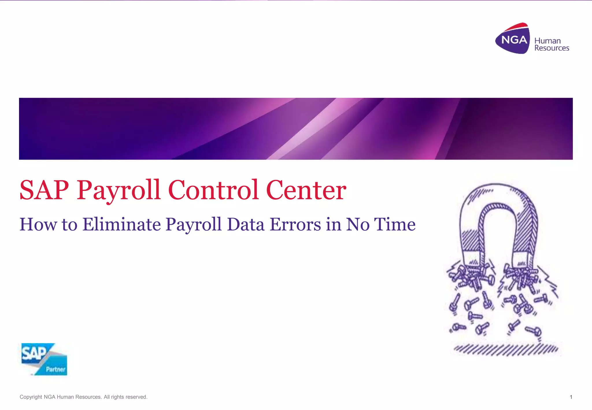 SAP Payroll Control Center how to eliminate payroll data errors in no