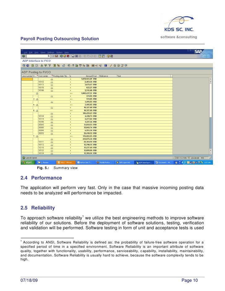 Sap Payroll Posting Outsourcing Solution Whitepaper V1.1