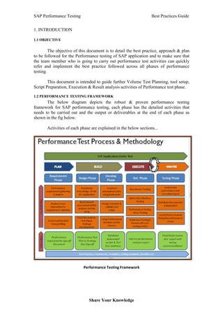 Sap performance testing best practice guidev1 0-130121141448-phpapp02 | PDF