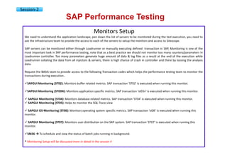 SAP performance testing & engineering courseware v01 | PDF