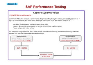 SAP performance testing & engineering courseware v01 | PDF