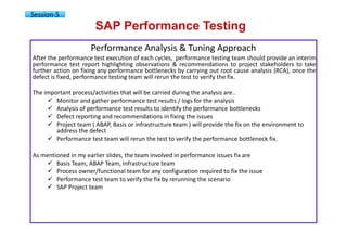 SAP performance testing & engineering courseware v01 | PDF