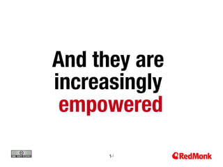 141
4
And they are
increasingly
empowered
 