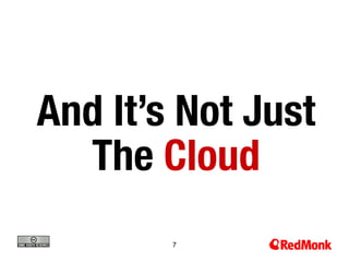 7
And It’s Not Just
The Cloud
 