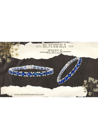 Sapphire and Diamond Bracelet- KotaWala jewels.pdf