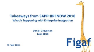 Daniel Graversen
June 2018
Takeaways from SAPPHIRENOW 2018
What is happening with Enterprise Integration
© Figaf 2018
 