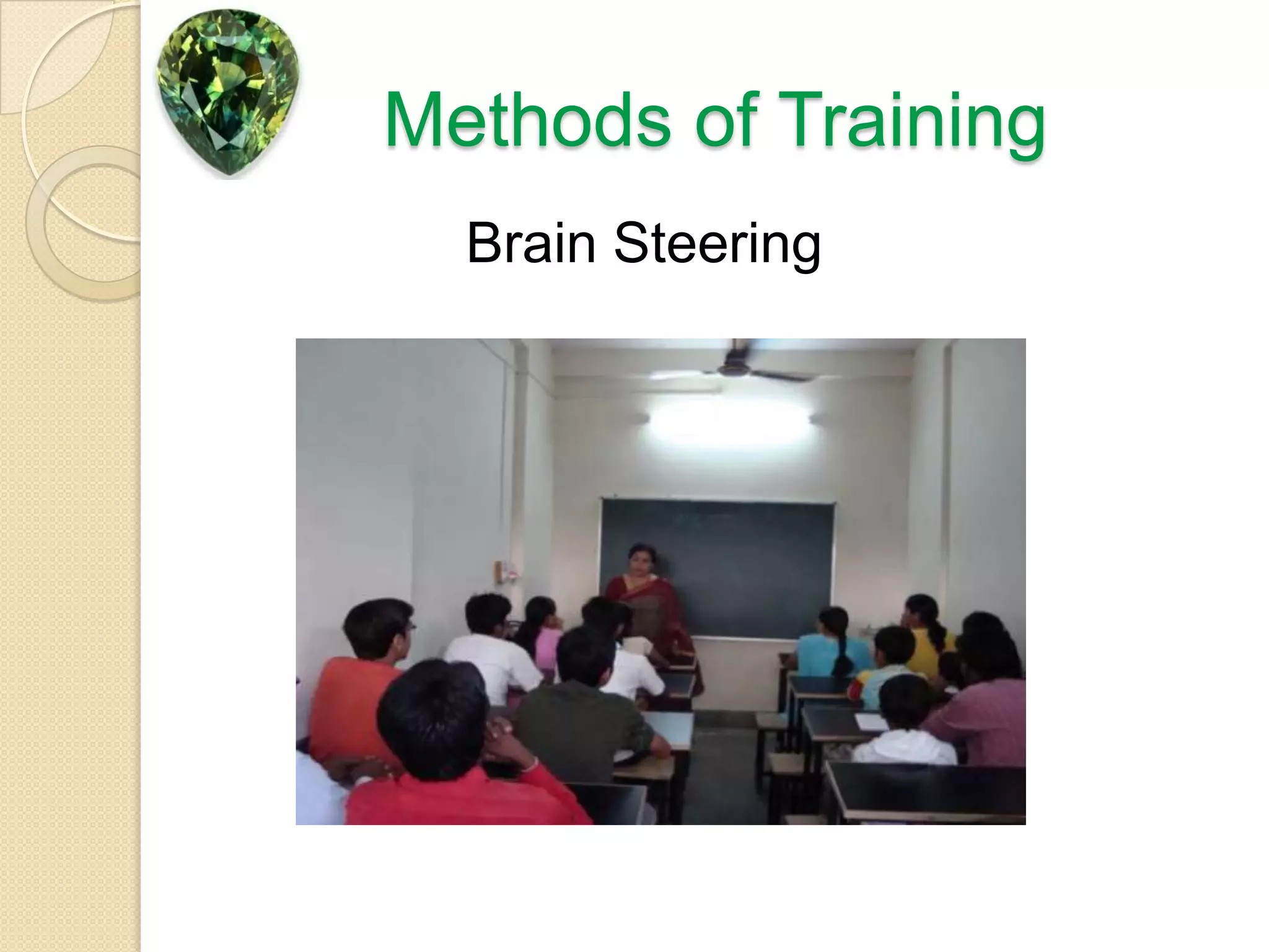Methods of Training			Brain Steering