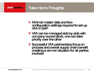 Sapphire Rishel Improve Supply Chain Efficiency With Vendor Managed ...