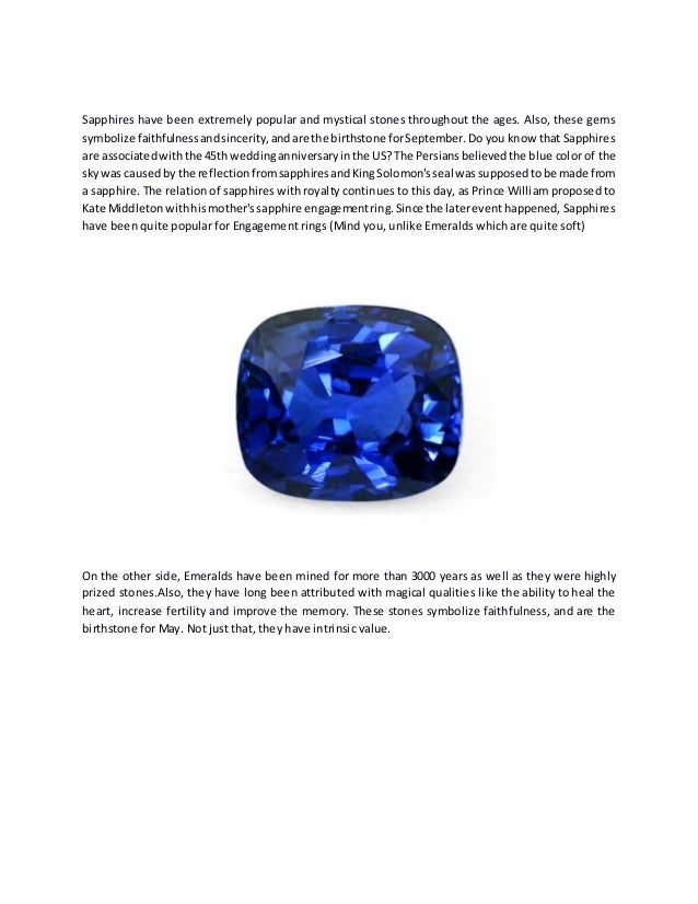 Sapphires vs emeralds in terms of history, sources and value