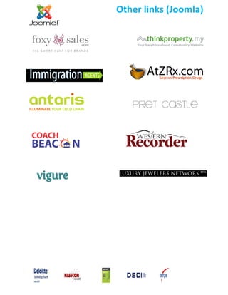 Other links (Joomla)
 