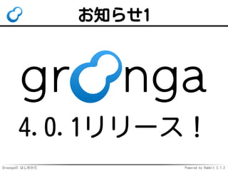 Droongaの はじめかた Powered by Rabbit 2.1.2
お知らせ1
4.0.1リリース！
 