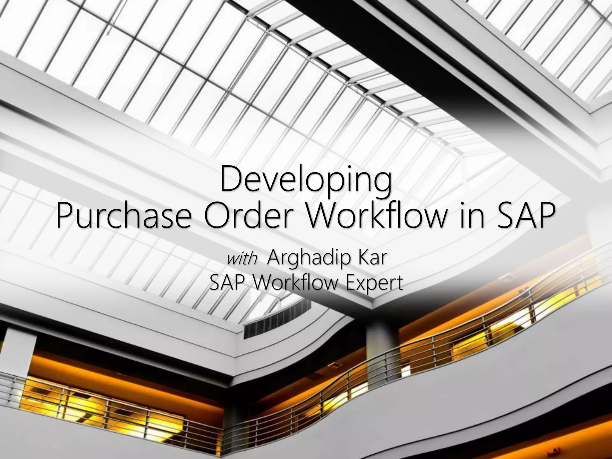 Sap Purchase Order Workflow | PPTX