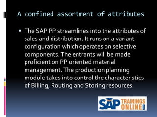 Sap – pp online training course | PPTX