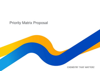 Priority Matrix Proposal
 