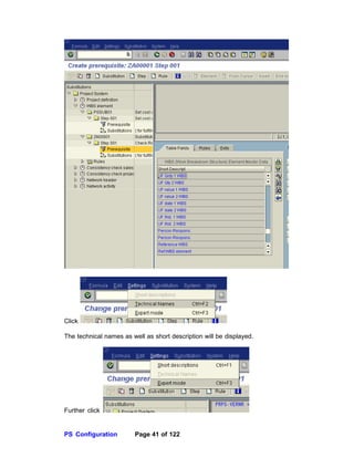 SAP PROJECT SYSTEMS CONFIGURATION Document | PDF