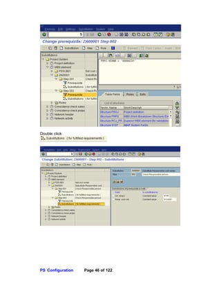 SAP PROJECT SYSTEMS CONFIGURATION Document | PDF