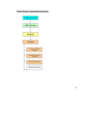 Project Systems Org Unit SAP PROJECT SYSTEMS CONFIGURATION Document | PDF