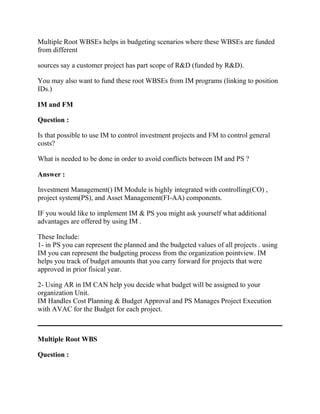 Sap ps module tutorial | DOCX