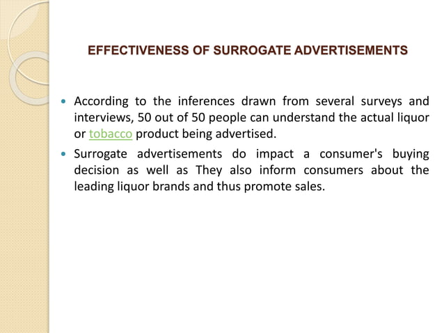 SURROGATE ADVERTISEMENTS | PPTX