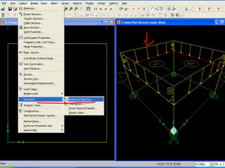 SAP PUSHOVER PROCEDURE  for structural engineers .ppt