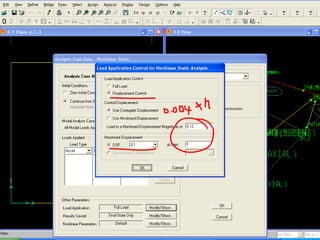 SAP PUSHOVER PROCEDURE  for structural engineers .ppt
