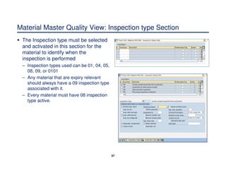 Sap Incoming Inspection SAP QM Complete Document for Quality Management | PDF