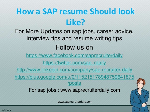how a resume should look