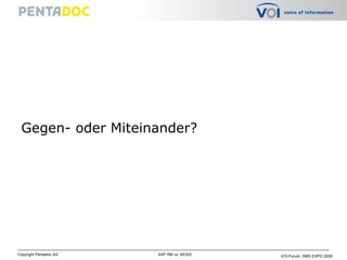 Gegen- oder Miteinander? 